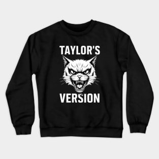 death metal taylors cat version Crewneck Sweatshirt